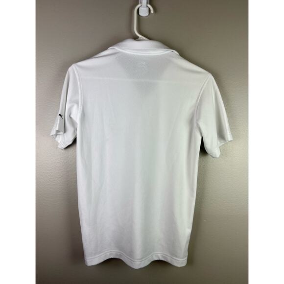 Slazenger Womens White Collared Logo Sleeve Golf Polo Womens Size Large - Picture 2 of 4